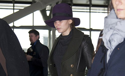 Jennifer Lawrence en el aeropuerto