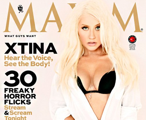 Christina Aguilera para Maxim