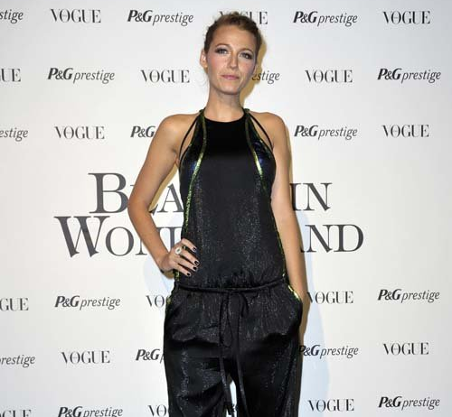 Blake Lively en la Milan Fashion Week