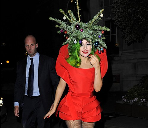 Lady Gaga árbol de navidad