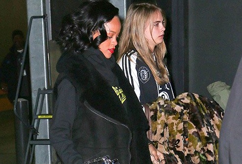 Rihanna y Cara Delevigne