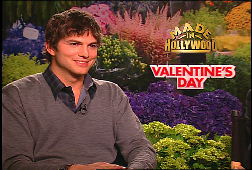 Ashton Kutcher Talks About Valentine's Day