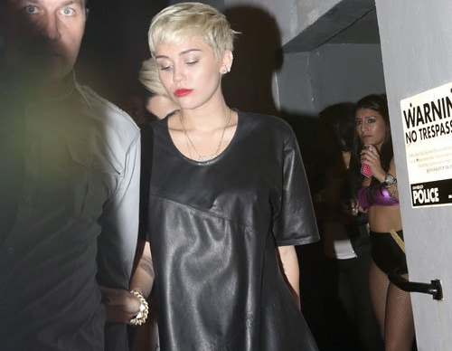 Miley Cyrus en los clubs de Miami