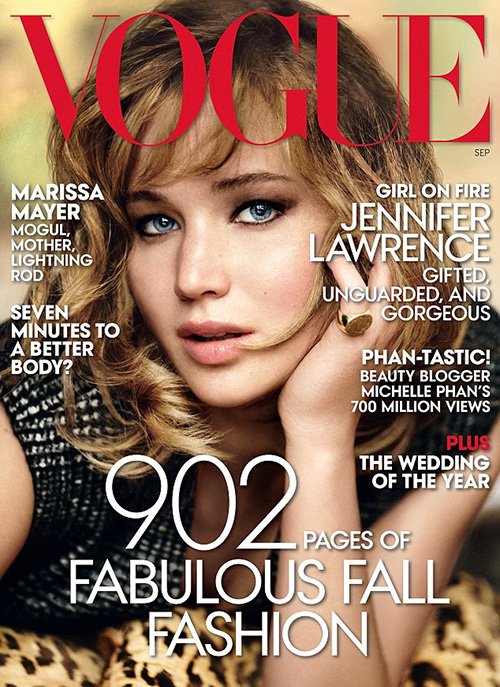 Jennifer Lawrence en Vogue
