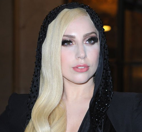 Lady Gaga para el desfile de Versace